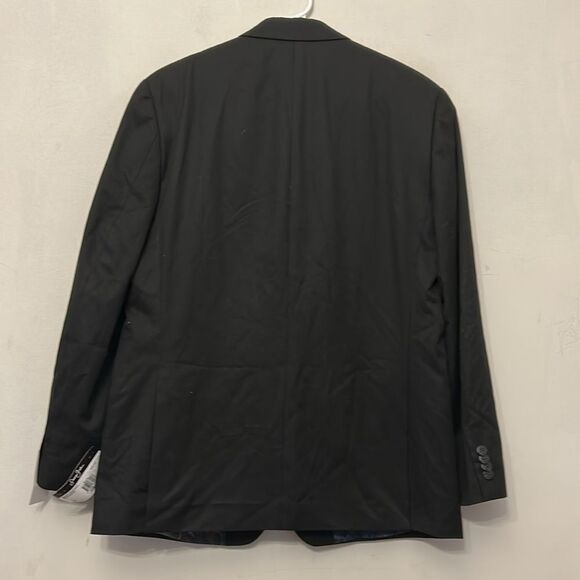 Sean John Black Suit Jacket with leaf pattern interior Size 42 Regular New - Picture 6 of 10